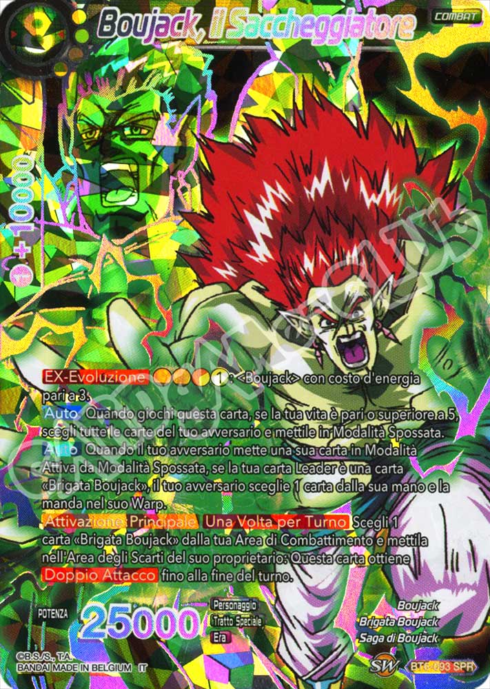BT6-093 Boujack, il Saccheggiatore rara speciale foil (IT) -NEAR MINT-