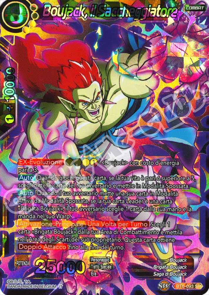 BT6-093 Boujack, il Saccheggiatore super rara foil (IT) -NEAR MINT-