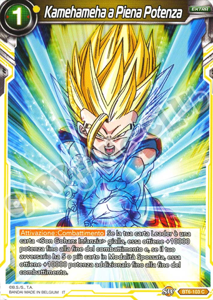 BT6-103 Kamehameha a Piena Potenza comune normale (IT) -NEAR MINT-