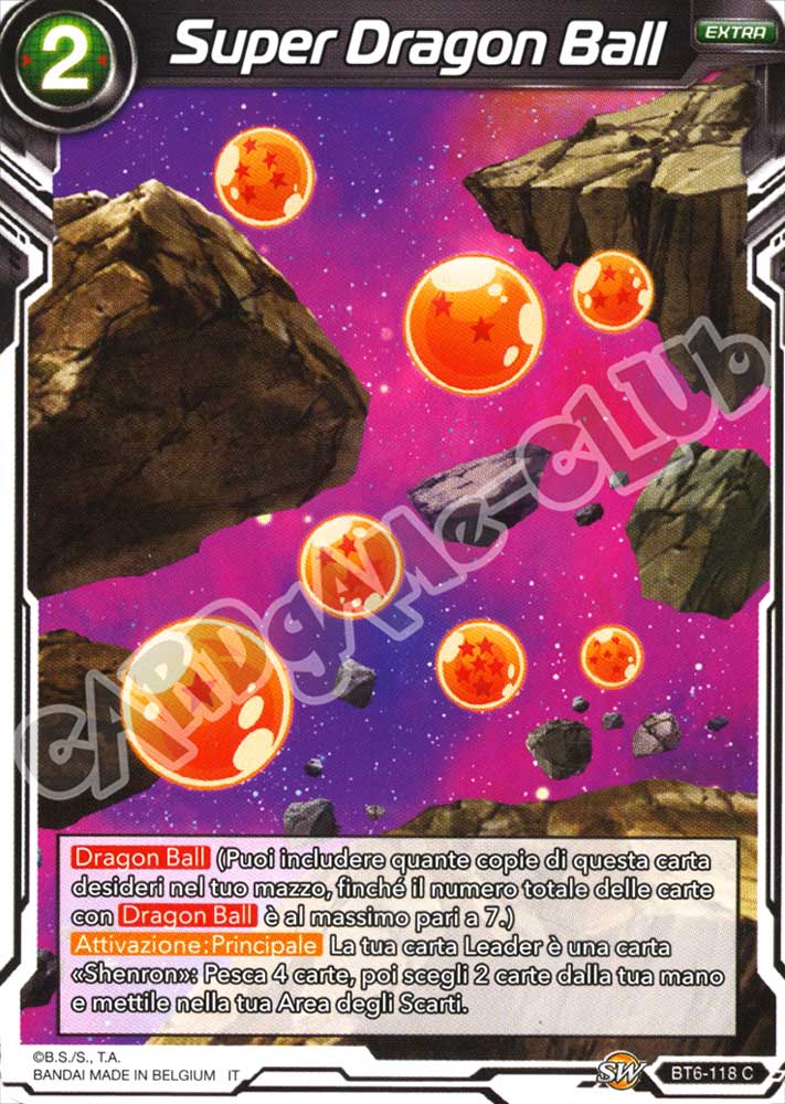 BT6-118 Super Dragon Ball comune normale (IT) -NEAR MINT-