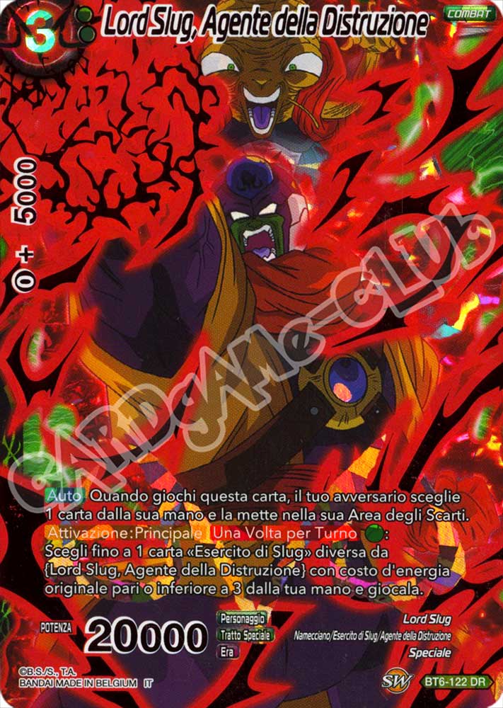 BT6-122 Lord Slug, Agente della Distruzione rara distruzione foil (IT) -NEAR MINT-