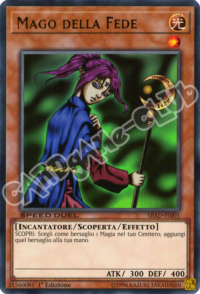 SBAD-IT001 Mago della Fede ultra rara 1a Edizione (IT) -NEAR MINT-