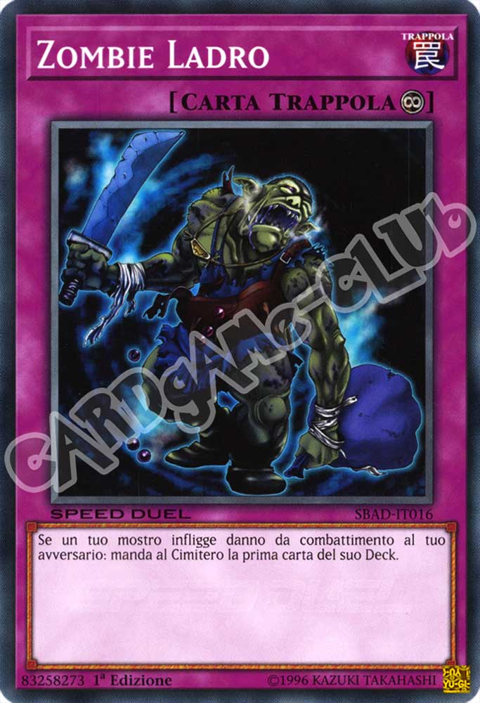 SBAD-IT016 Zombie Ladro comune 1a Edizione (IT) -NEAR MINT-