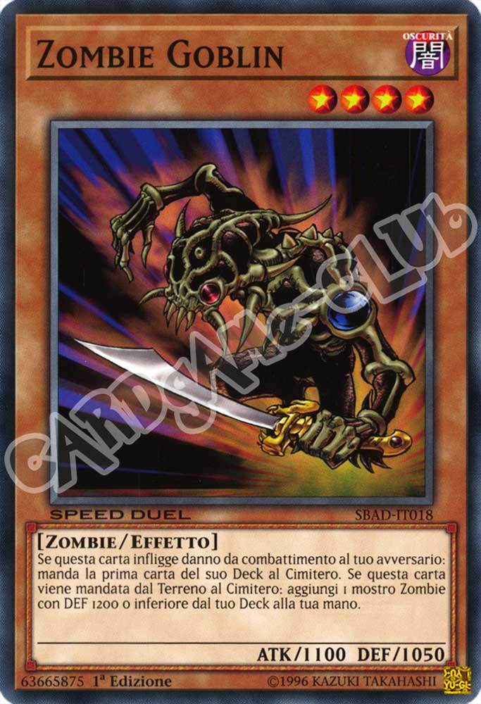 SBAD-IT018 Zombie Goblin comune 1a Edizione (IT) -NEAR MINT-