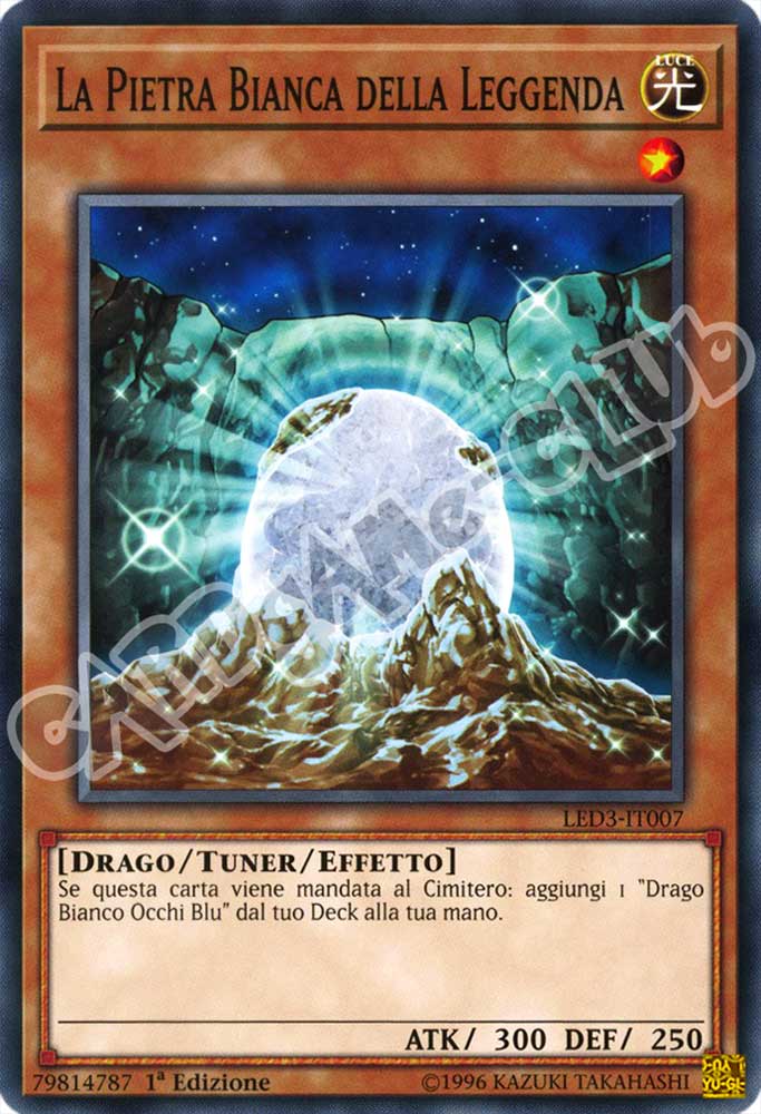 LED3-IT007 La Pietra Bianca della Leggenda comune 1a Edizione (IT) -NEAR MINT-