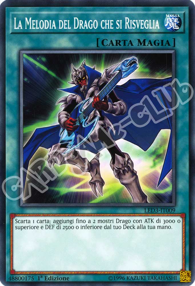 LED3-IT009 La Melodia del Drago che si Risveglia comune 1a Edizione (IT) -NEAR MINT-