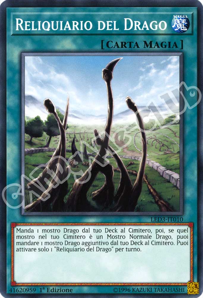 LED3-IT010 Reliquiario del Drago comune 1a Edizione (IT) -NEAR MINT-