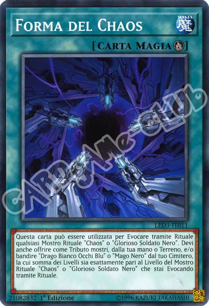 LED3-IT011 Forma del Chaos comune 1a Edizione (IT) -NEAR MINT-