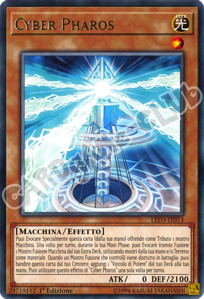 LED3-IT013 Cyber Pharos rara 1a Edizione (IT) -NEAR MINT-