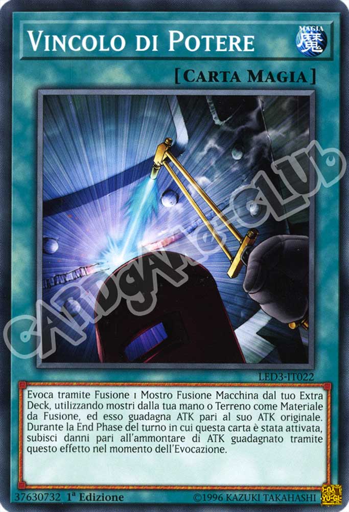 LED3-IT022 Vincolo di Potere comune 1a Edizione (IT) -NEAR MINT-