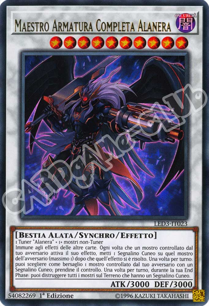 LED3-IT023 Maestro Armatura Completa Alanera ultra rara 1a Edizione (IT) -NEAR MINT-