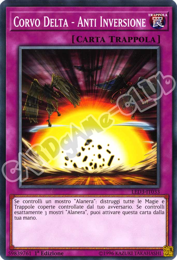 LED3-IT033 Corvo Delta - Anti Inversione comune 1a Edizione (IT) -NEAR MINT-