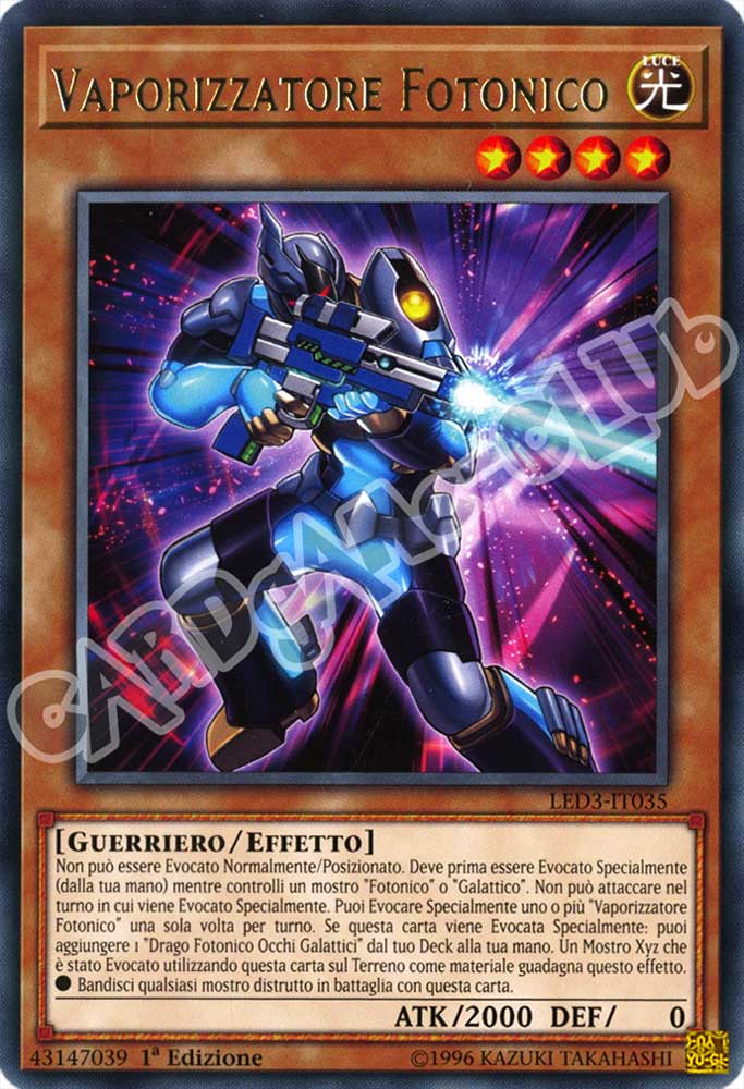 LED3-IT035 Vaporizzatore Fotonico rara 1a Edizione (IT) -NEAR MINT-