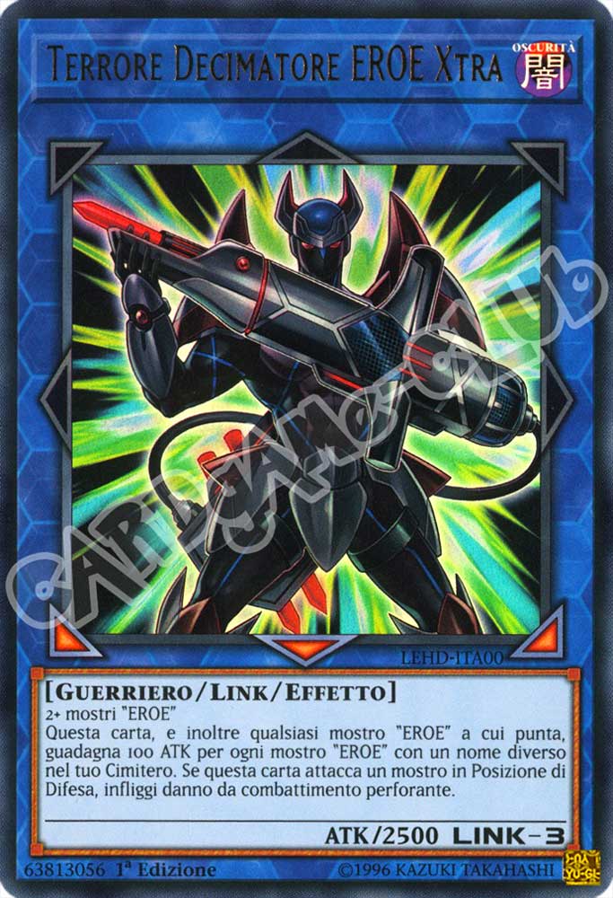 LEHD-ITA00 Terrore Decimatore EROE Xtra ultra rara 1a Edizione (IT) -NEAR MINT-