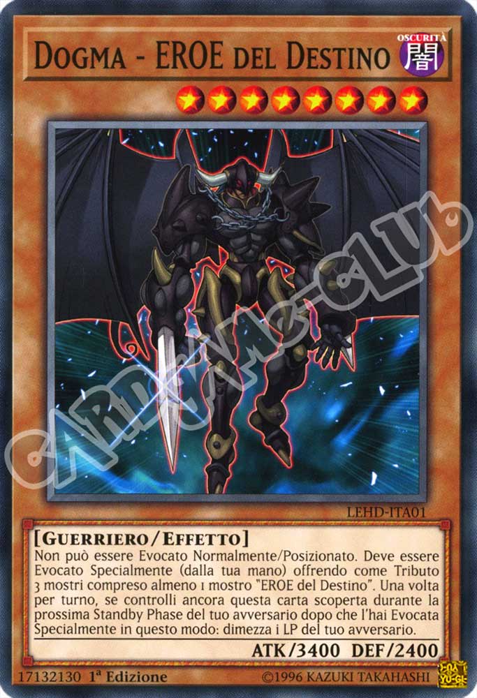 LEHD-ITA01 Dogma - EROE del Destino comune 1a Edizione (IT) -NEAR MINT-