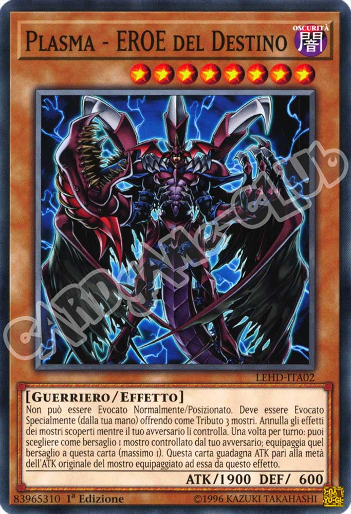 LEHD-ITA02 Plasma - EROE del Destino comune 1a Edizione (IT) -NEAR MINT-
