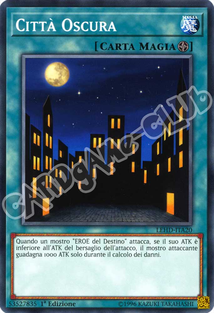 LEHD-ITA20 Citta' Oscura comune 1a Edizione (IT) -NEAR MINT-