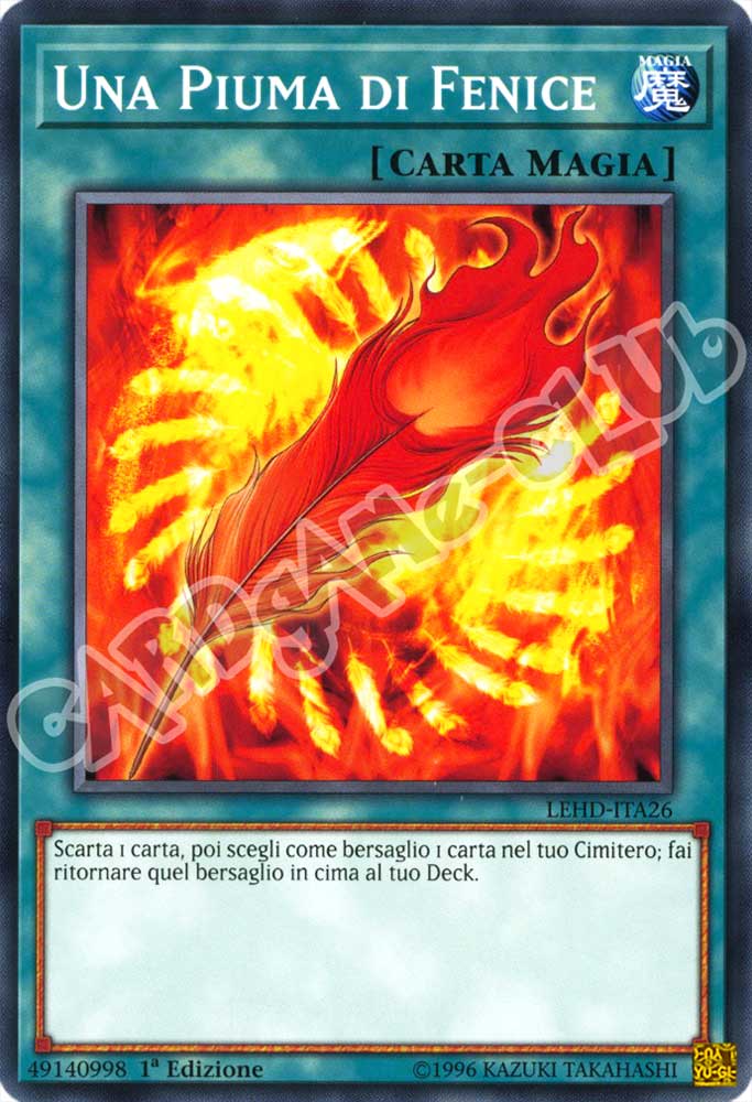 LEHD-ITA26 Una Piuma di Fenice comune 1a Edizione (IT) -NEAR MINT-