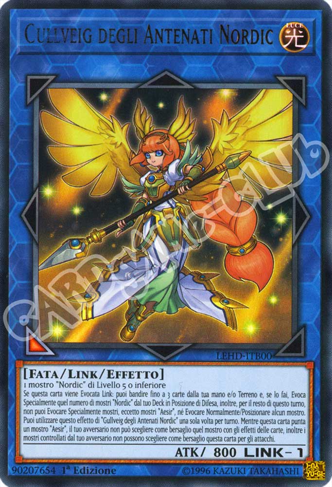 LEHD-ITB00 Gullveig degli Antenati Nordic ultra rara 1a Edizione (IT) -NEAR MINT-