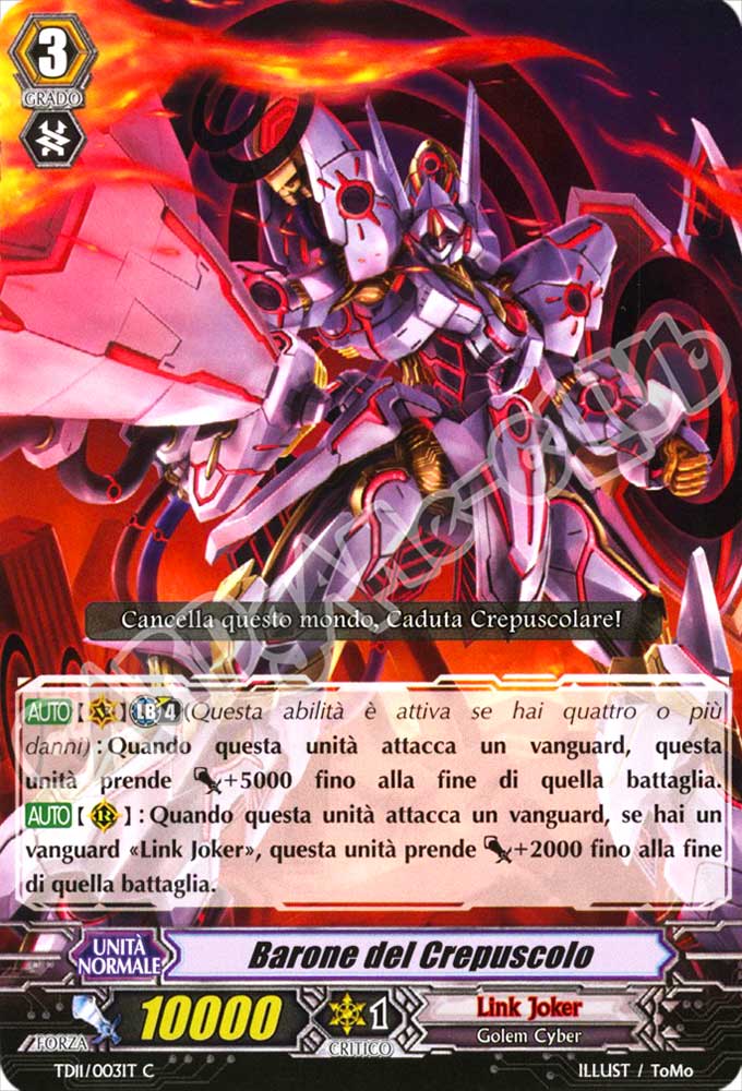 TD11-IT003 Barone del Crepuscolo comune normale (IT) -NEAR MINT-