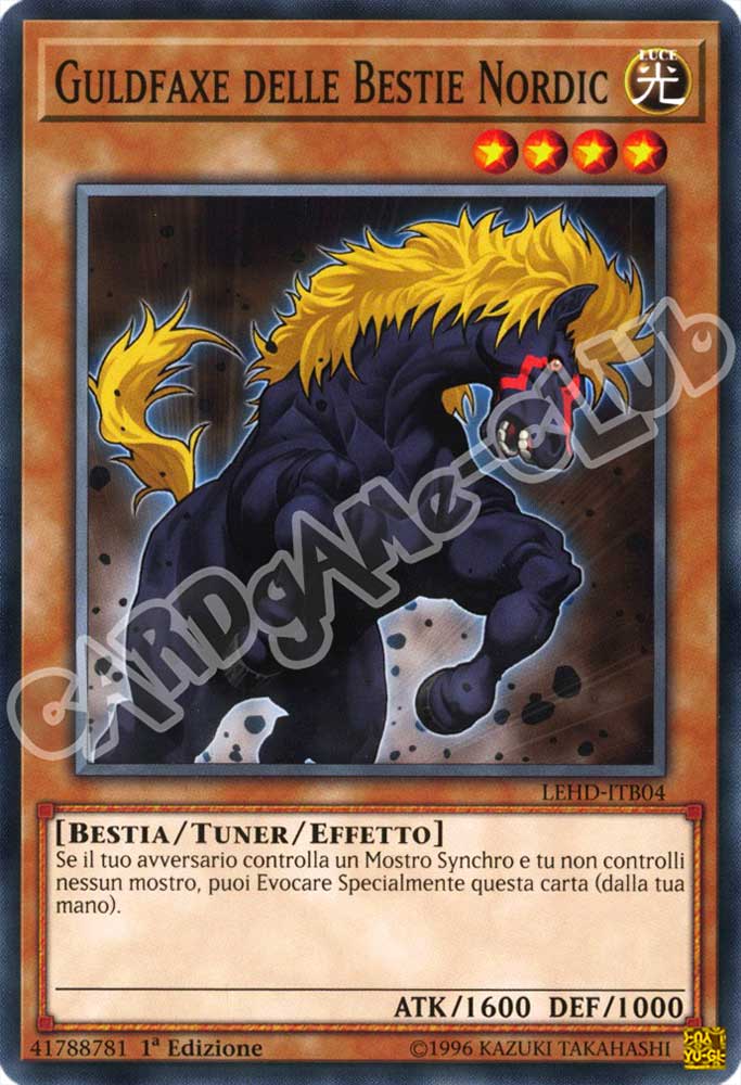 LEHD-ITB04 Guldfaxe delle Bestie Nordic comune 1a Edizione (IT) -NEAR MINT-