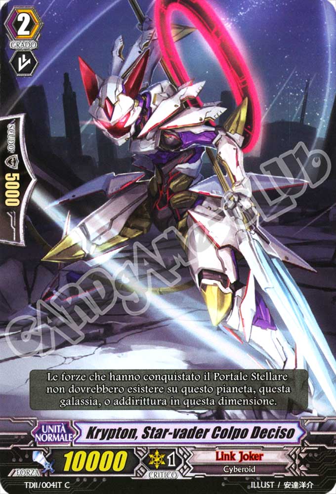 TD11-IT004 Krypton, Star-vader Colpo Deciso comune normale (IT) -NEAR MINT-