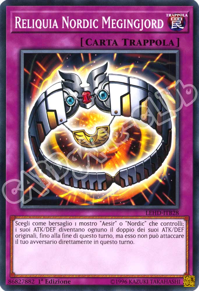 LEHD-ITB28 Reliquia Nordic Megingjord comune 1a Edizione (IT) -NEAR MINT-