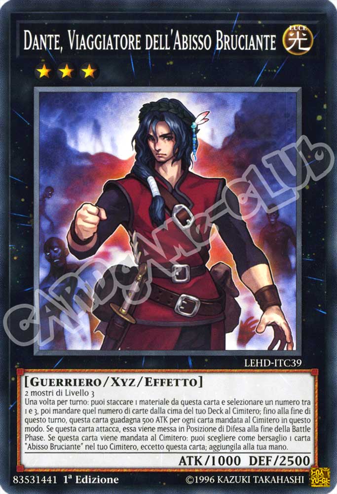 LEHD-ITC39 Dante, Viaggiatore dell'Abisso Bruciante comune 1a Edizione (IT) -NEAR MINT-