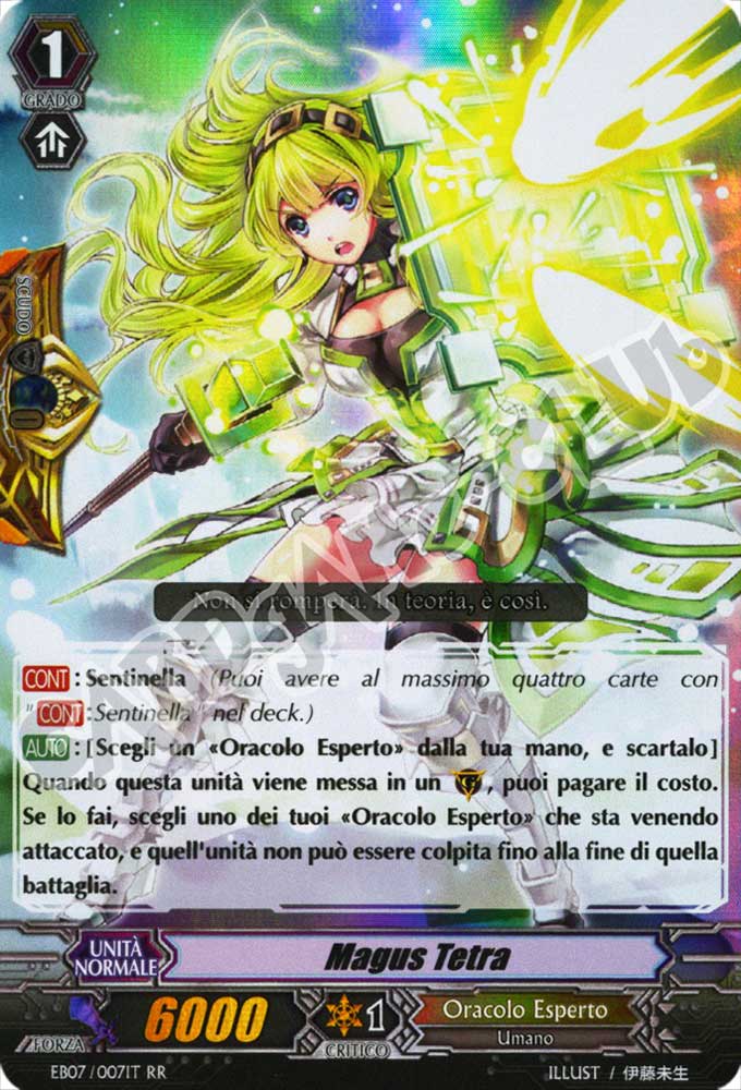 EB07-IT007 Magus Tetra doppia rara foil (IT) -NEAR MINT-