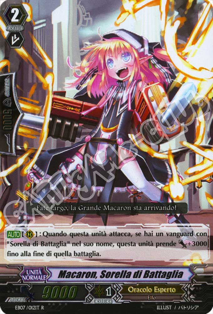 EB07-IT012 Macaron, Sorella di Battaglia rara foil (IT) -NEAR MINT-