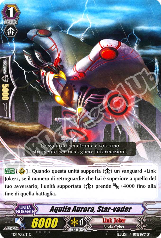 TD11-IT012 Aquila Aurora, Star-vader comune normale (IT) -NEAR MINT-