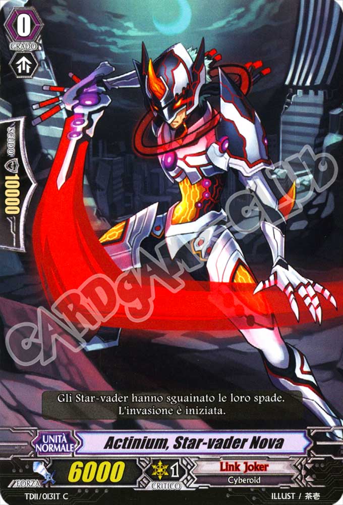 TD11-IT013 Actinium, Star-vader Nova comune normale (IT) -NEAR MINT-
