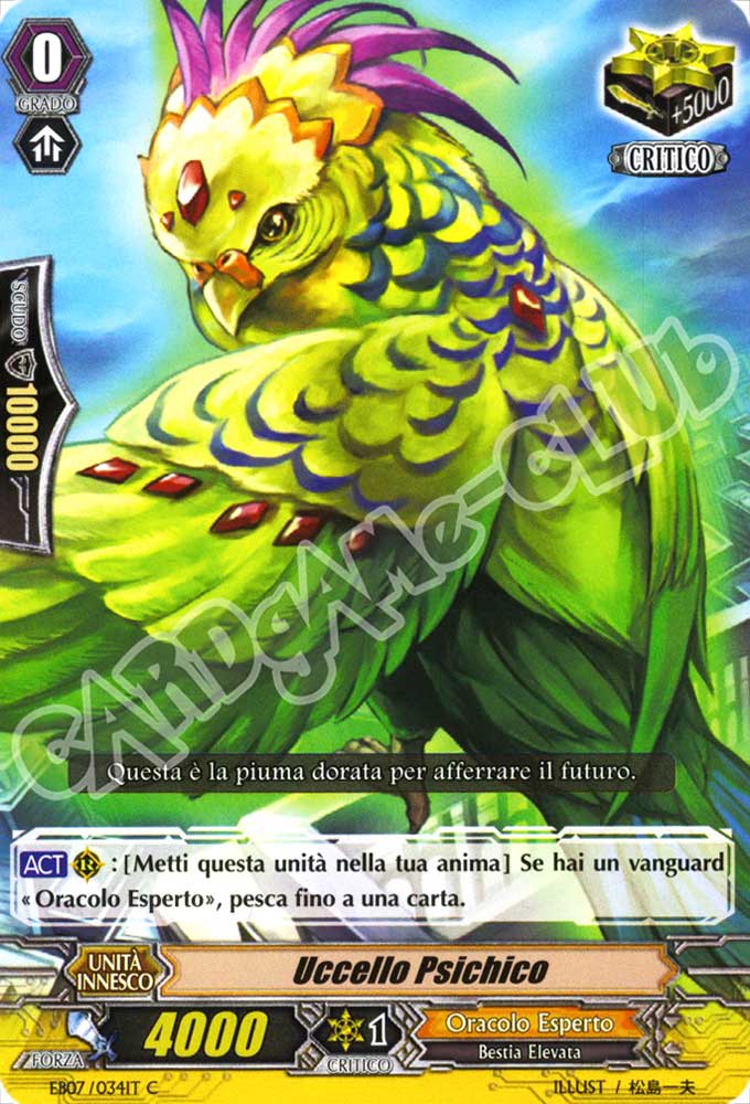 EB07-IT034 Uccello Psichico comune normale (IT) -NEAR MINT-