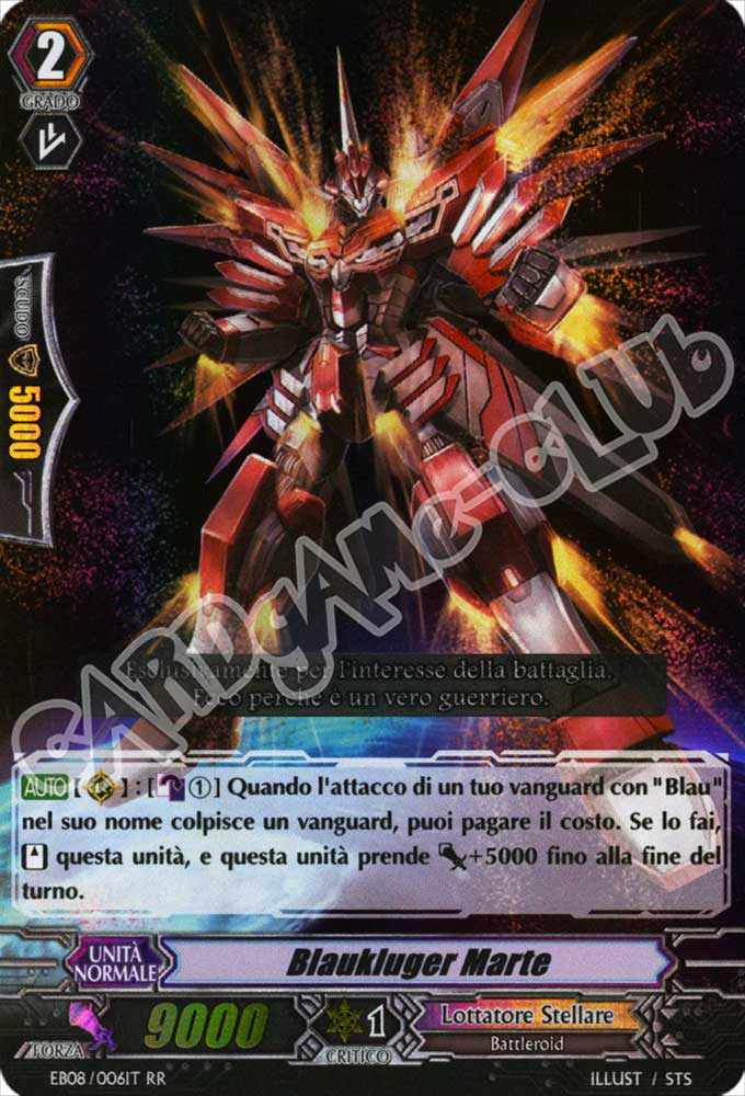 EB08-IT006 Blaukluger Marte doppia rara foil (IT) -NEAR MINT-