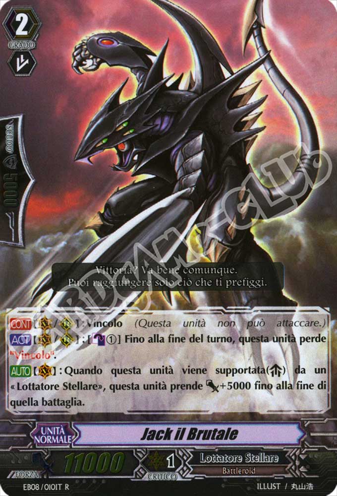 EB08-IT010 Jack il Brutale rara foil (IT) -NEAR MINT-