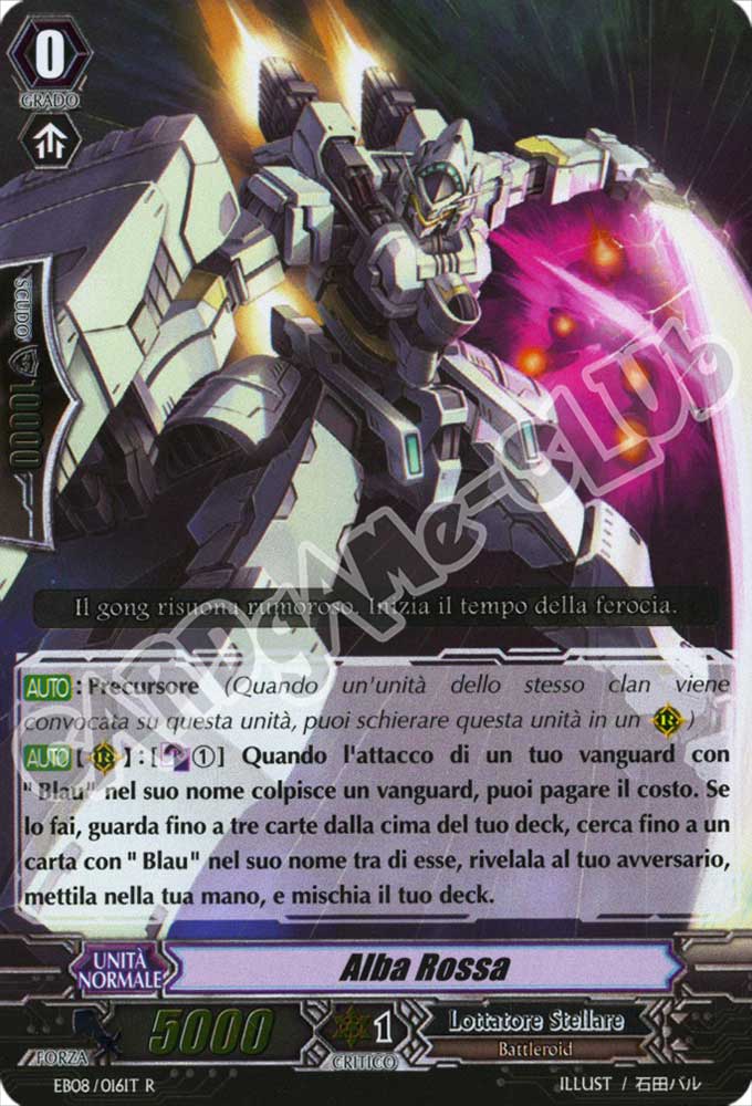 EB08-IT016 Alba Rossa rara foil (IT) -NEAR MINT-