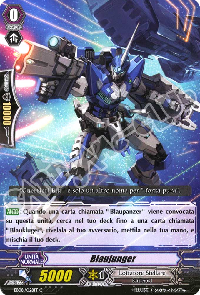 EB08-IT028 Blaujunger comune normale (IT) -NEAR MINT-