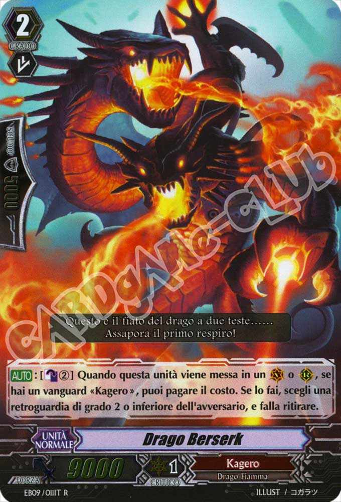 EB09-IT011 Drago Berserk rara foil (IT) -NEAR MINT-