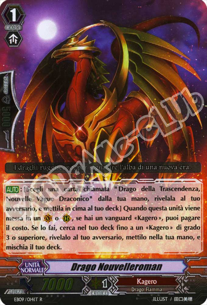 EB09-IT014 Drago Nouvelleroman rara foil (IT) -NEAR MINT-