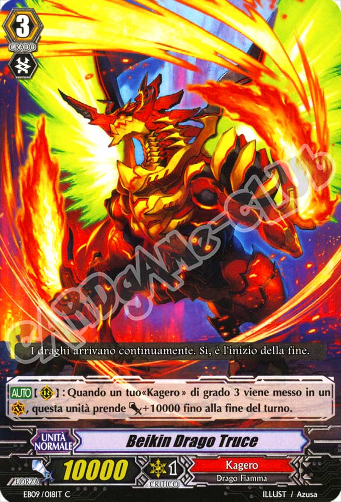 EB09-IT018 Beikin Drago Truce comune normale (IT) -NEAR MINT-