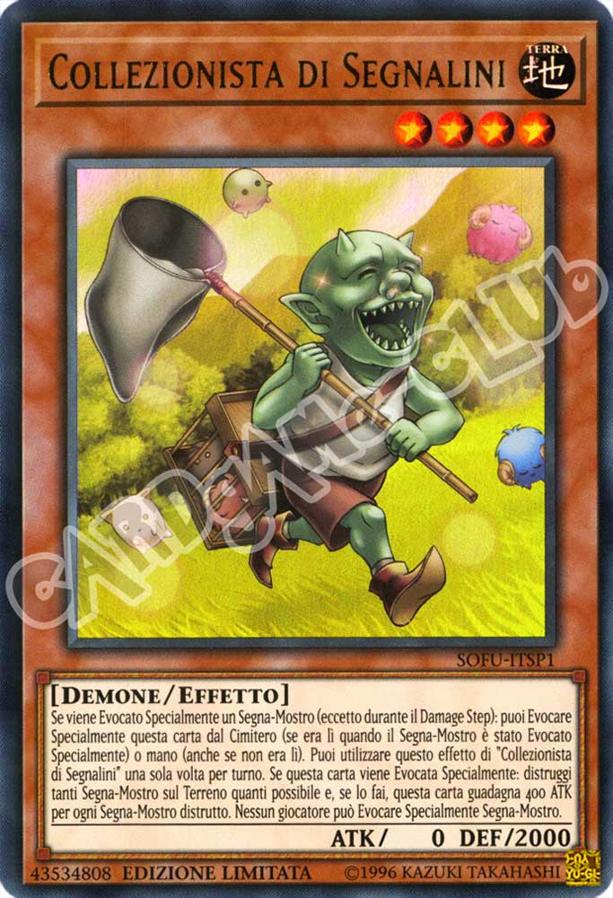 SOFU-ITSP1 Collezionista di Segnalini ultra rara Edizione Limitata (IT) -NEAR MINT-
