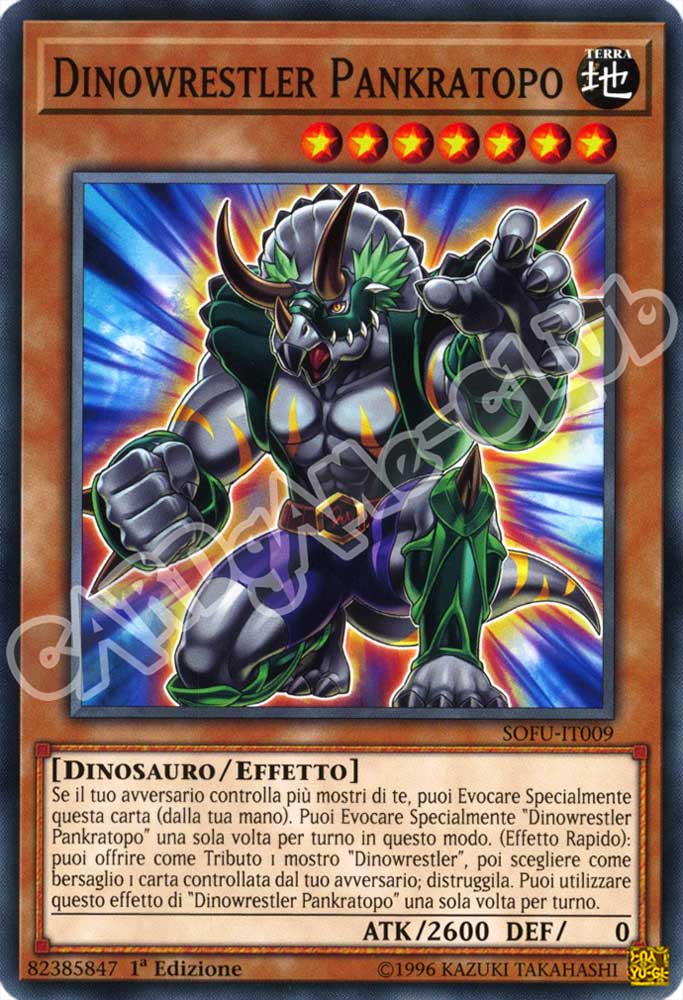 SOFU-IT009 Dinowrestler Pankratopo comune 1a Edizione (IT) -NEAR MINT-