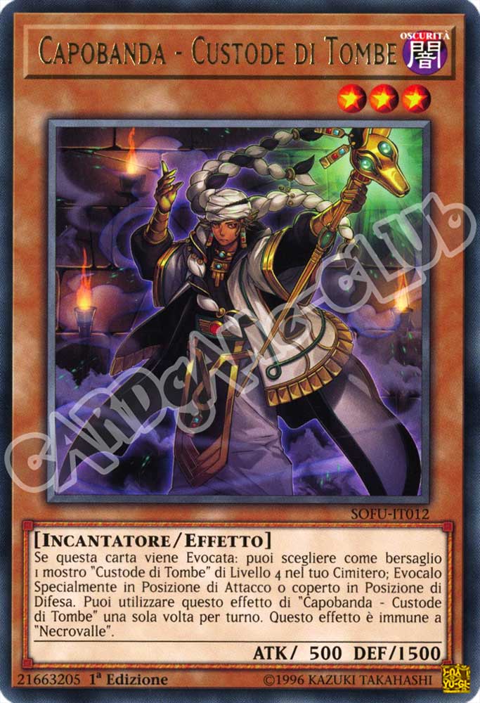 SOFU-IT012 Capobanda - Custode di Tombe rara 1a Edizione (IT) -NEAR MINT-