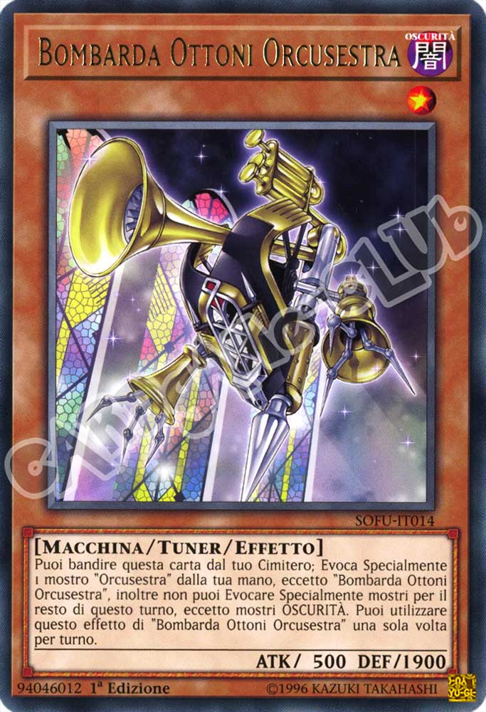 SOFU-IT014 Bombarda Ottoni Orcusestra rara 1a Edizione (IT) -NEAR MINT-
