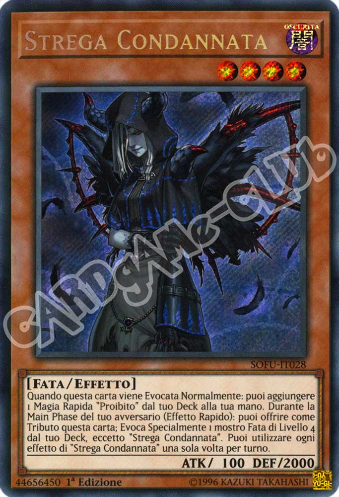 SOFU-IT028 Strega Condannata rara segreta 1a Edizione (IT) -NEAR MINT-