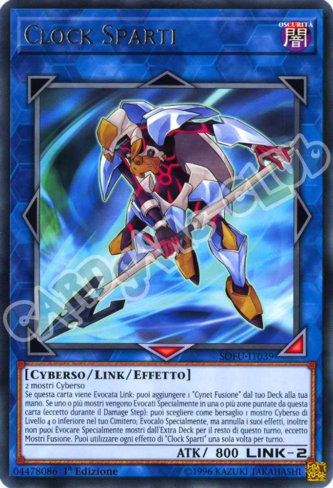 SOFU-IT039 Clock Sparti rara 1a Edizione (IT) -NEAR MINT-