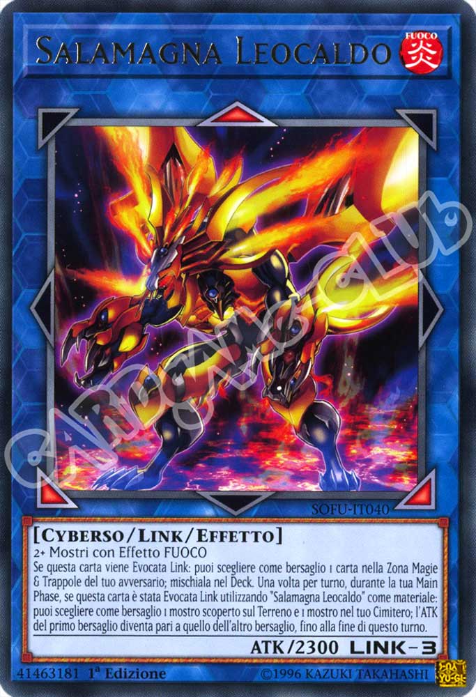 SOFU-IT040 Salamagna Leocaldo rara 1a Edizione (IT) -NEAR MINT-