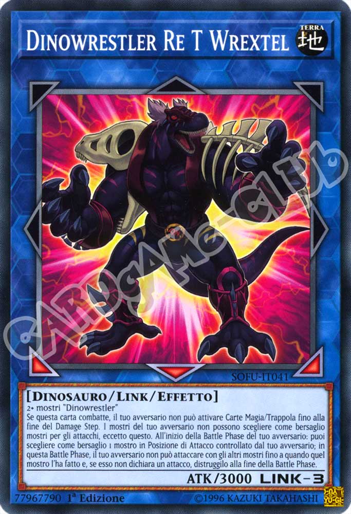 SOFU-IT041 Dinowrestler Re T Wrextel comune 1a Edizione (IT) -NEAR MINT-