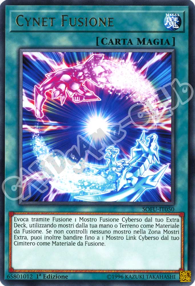 SOFU-IT050 Cynet Fusione rara 1a Edizione (IT) -NEAR MINT-