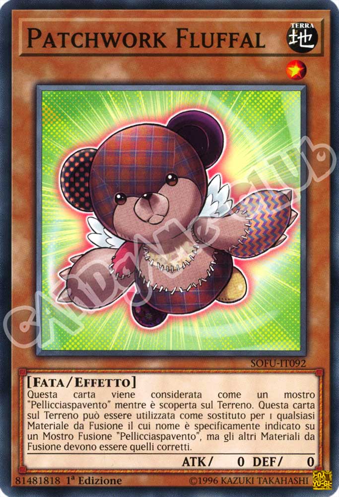SOFU-IT092 Patchwork Fluffal comune 1a Edizione (IT) -NEAR MINT-